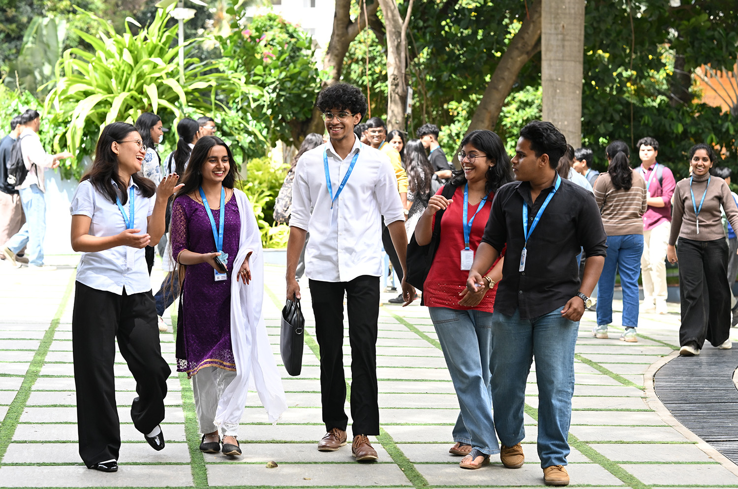 Students studying together